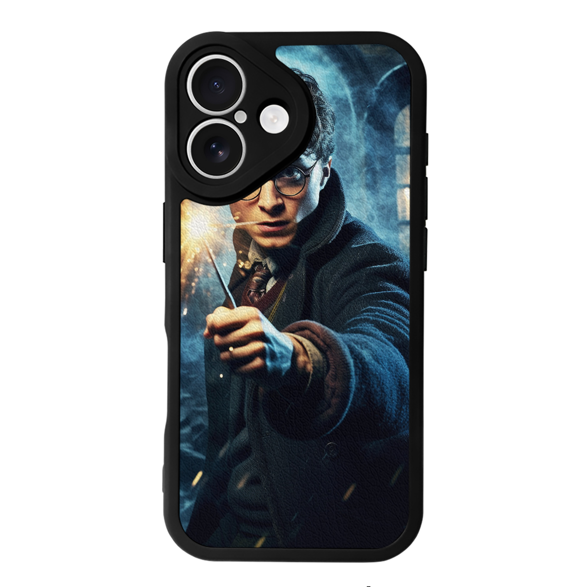 （画像用） Harry Potter ハリー・ポッターシリーズ 【iPhone 16シリーズ対応】シリコンスマホケース（レザー調） 材質：シリコン